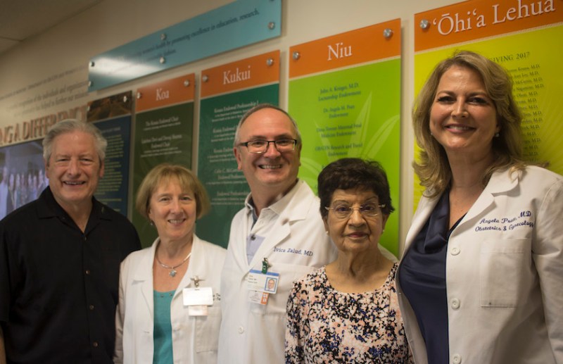 OB-GYN medical professionals at the University Health Partners of Hawaii